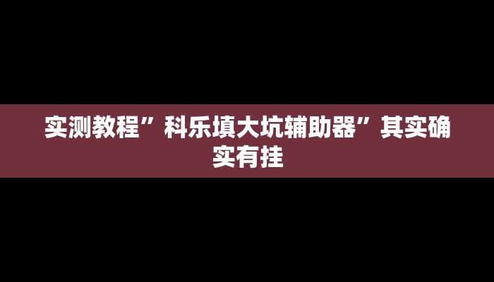 实测教程”德扑之星软件透视挂”其实确实有挂