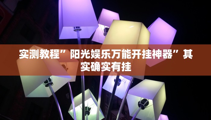 实测教程”阳光娱乐万能开挂神器”其实确实有挂