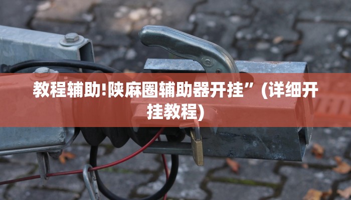教程辅助!陕麻圈辅助器开挂”(详细开挂教程)