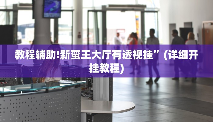 教程辅助!新蛮王大厅有透视挂”(详细开挂教程)