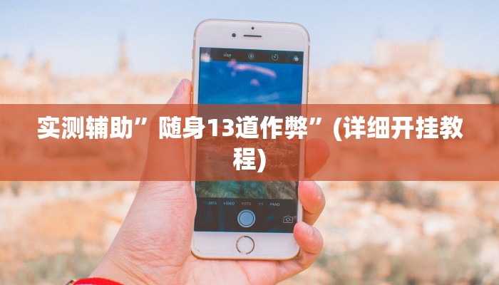 实测辅助”随身13道作弊”(详细开挂教程)