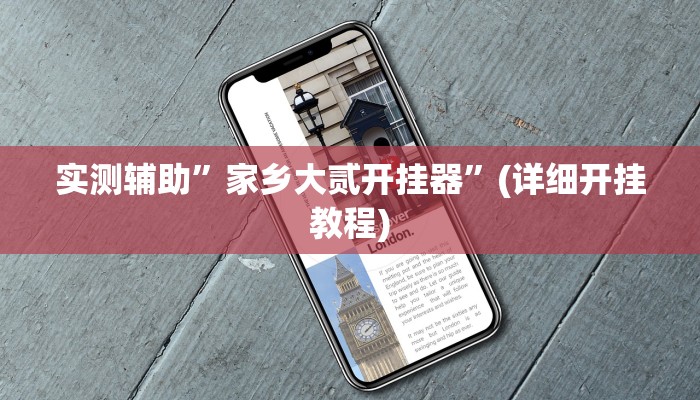 实测辅助”家乡大贰开挂器”(详细开挂教程)
