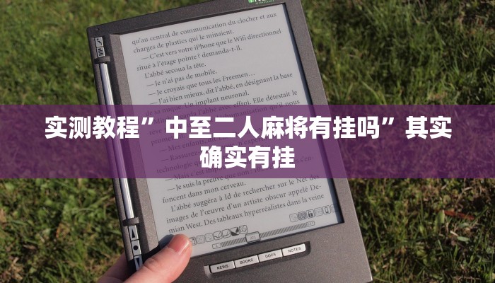 实测教程”中至二人麻将有挂吗”其实确实有挂