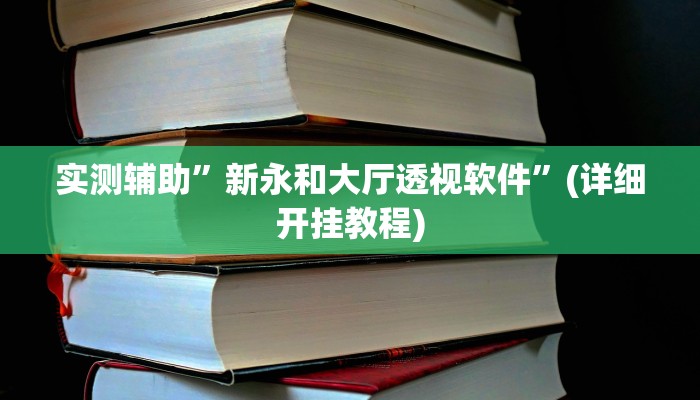 实测辅助”新永和大厅透视软件”(详细开挂教程)