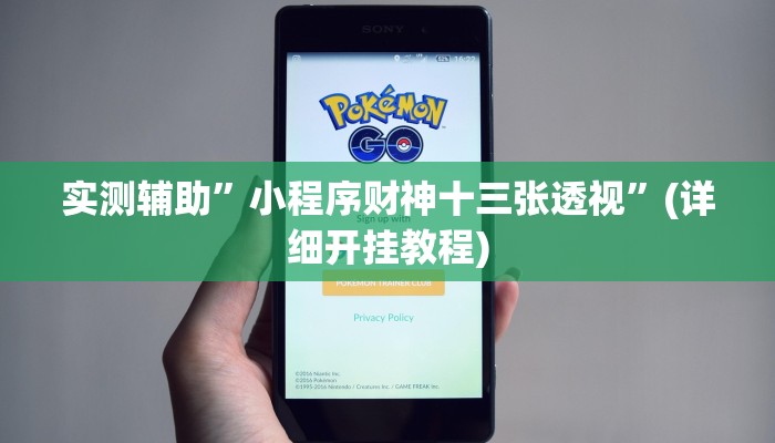 实测辅助”小程序财神十三张透视”(详细开挂教程)