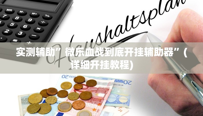实测辅助”微乐血战到底开挂辅助器”(详细开挂教程)