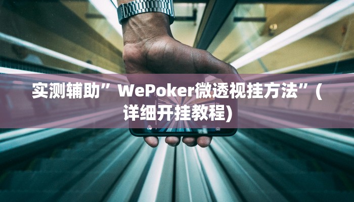 实测辅助”WePoker微透视挂方法”(详细开挂教程)