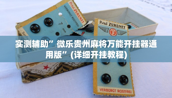 实测辅助”微乐贵州麻将万能开挂器通用版”(详细开挂教程)