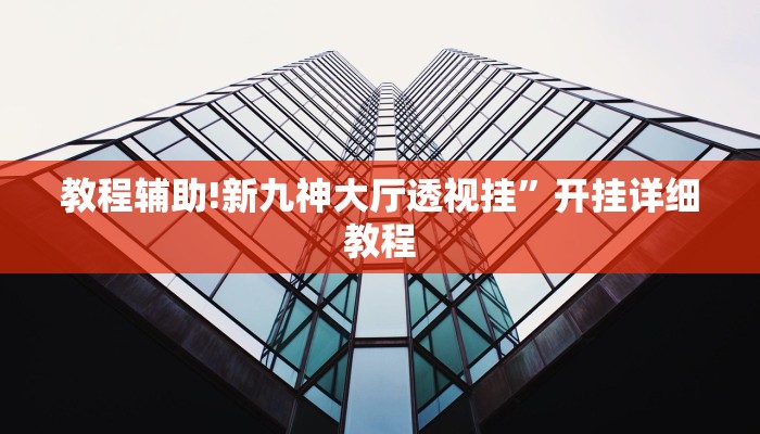 教程辅助!新九神大厅透视挂”开挂详细教程